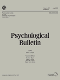 Psychological Bulletin Cover